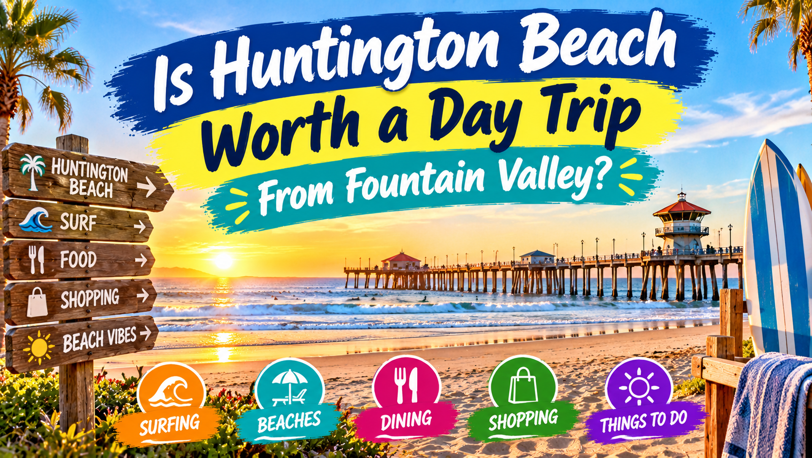 Is Huntington Beach Worth a Day Trip From Fountain Valley?
