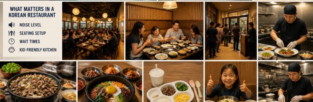 Family friendly korean restaurants